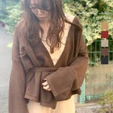Vネックウエストニットカーディガン カーディガン レディース | IRADOWL | 詳細画像1