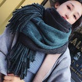100％品質 レディース マフラー バイカラー[品番：ZI000003286]｜IRADOWL 小物