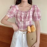 ピンク | トップス レディース チェック柄トップス | IRADOWL