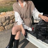 ベージュ | トップス ベスト ニット | IRADOWL