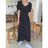 ドット柄ワンピース スイート ハートネック | IRADOWL | 詳細画像2 