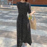 ドット柄ワンピース スイート ハートネック | IRADOWL | 詳細画像5 