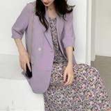 オーバーサイズ半袖ジャケット 5分袖 ライトアウター | IRADOWL | 詳細画像5