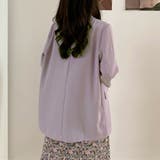 オーバーサイズ半袖ジャケット 5分袖 ライトアウター | IRADOWL | 詳細画像6