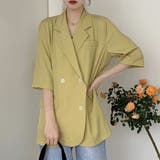 オーバーサイズ半袖ジャケット 5分袖 ライトアウター | IRADOWL | 詳細画像12