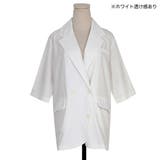 オーバーサイズ半袖ジャケット 5分袖 ライトアウター | IRADOWL | 詳細画像14