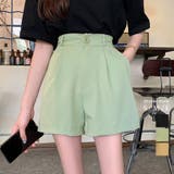 ショートパンツ パンツ ボトムス ボトム ミニ丈 ショート丈 無地 コットン 綿 韓国ファッション 春 夏 SS 美脚 カジュアル シンプル パステルカラー フェミニン カラーパンツ ホットパンツ ショーパン 短パン トレンド 韓国
