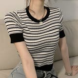トップス ボーダー マルチ | IRADOWL | 詳細画像2