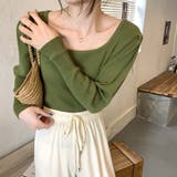 トップス スクエアネック タイト | IRADOWL | 詳細画像2 