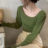 トップス スクエアネック タイト | IRADOWL | 詳細画像5 