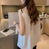 トップス クルーネック フレンチスリーブ | IRADOWL | 詳細画像10