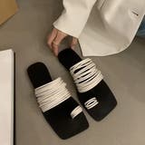 ホワイト | シューズ サンダル スクエアトゥ | IRADOWL