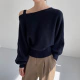 ネイビー | トップス ニット ニットトップス | IRADOWL