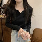 ブラック | トップス ニット リブ | IRADOWL