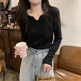 トップス ニット リブ | IRADOWL | 詳細画像2 