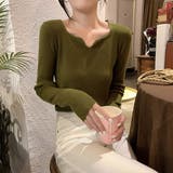 トップス ニット リブ | IRADOWL | 詳細画像4 