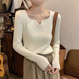 トップス ニット リブ | IRADOWL | 詳細画像9 