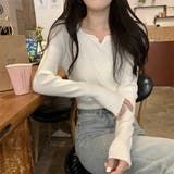 トップス ニット リブ | IRADOWL | 詳細画像17 