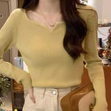 トップス ニット リブ | IRADOWL | 詳細画像19 