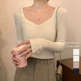 トップス ニット リブ | IRADOWL | 詳細画像1 