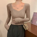 トップス ニット リブ | IRADOWL | 詳細画像5 