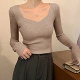 トップス ニット リブ | IRADOWL | 詳細画像6 