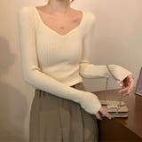 トップス ニット リブ | IRADOWL | 詳細画像9 