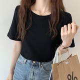 ブラック | トップス カットソー ワッフル | IRADOWL
