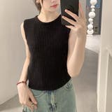 トップス ワッフル 凹凸 | IRADOWL | 詳細画像3