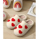 スリッパ ルームシューズ ハート柄 | IRADOWL | 詳細画像3 