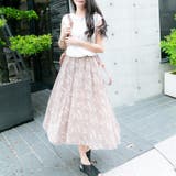柄切替スカート ドッキングワンピース レーディス | Frenchic | 詳細画像14 