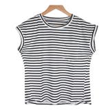 クルーネック フレンチスリーブシンプル ポケット | Frenchic | 詳細画像9 