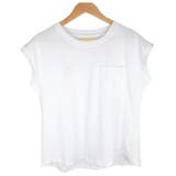 クルーネック フレンチスリーブシンプル ポケット | Frenchic | 詳細画像10 