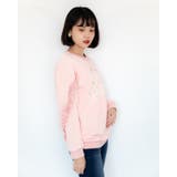 ガーリーデザイン薄手トレーナー 長袖 トップス | Frenchic | 詳細画像3 