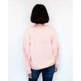 ガーリーデザイン薄手トレーナー 長袖 トップス | Frenchic | 詳細画像5 