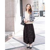 袖ボリューム／チェックドッキングトップス | Frenchic | 詳細画像6 