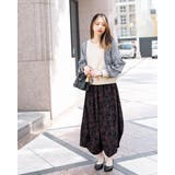 袖ボリューム／チェックドッキングトップス | Frenchic | 詳細画像8 