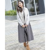千鳥柄 ニットワンピースロング | Frenchic | 詳細画像11
