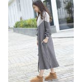 千鳥柄 ニットワンピースロング | Frenchic | 詳細画像7