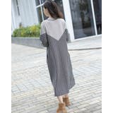 千鳥柄 ニットワンピースロング | Frenchic | 詳細画像8