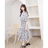 フード付きシフォンワンピ | Frenchic | 詳細画像1 