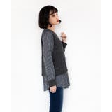 ストライプ柄アンサンブルトップス レーディス 長袖 | Frenchic | 詳細画像8 