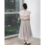 花柄ラッフルバンドカラーブラウス フリル ノースリーブシャツ | Frenchic | 詳細画像13 