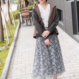 2WAY花柄レースフレアスカートロングスカート | Frenchic | 詳細画像18 