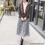 2WAY花柄レースフレアスカートロングスカート | Frenchic | 詳細画像20 