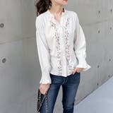 刺繍カーデトップス | Frenchic | 詳細画像4 