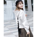グレー | バックリボンダブルエアーフーデッドプルオーバー パーカー | Frenchic