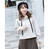 バックリボンダブルエアーフーデッドプルオーバー パーカー | Frenchic | 詳細画像2 