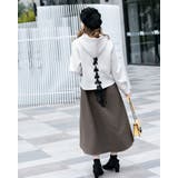 バックリボンダブルエアーフーデッドプルオーバー パーカー | Frenchic | 詳細画像4 
