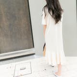 ドット柄スカーフ×裾フリルワンピース レーディス 半袖 | Frenchic | 詳細画像5